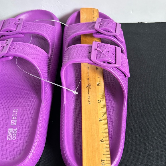 32 degrees- ladies M two band strap sandals plum colored NWOT - Picture 12 of 12